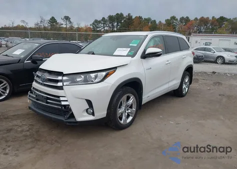 2017 Toyota Highlander Hybrid Limited из США, поврежденный, VIN 5TDDGRFH6HS025492